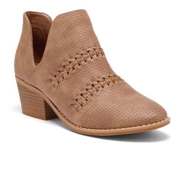Charming Charlie Biller Cut Out Brown Booties - Picture 2 of 6